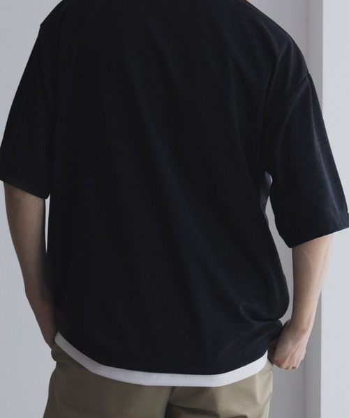 URBAN COLLECTION（アーバンコレクション）の「QUICK DRYフェイクレイヤードTシャツ（Tシャツ/カットソー・メンズ・グレイッシュベージュ/チャコールグレー/ネイビー・M/L/XL）」の17枚目の写真