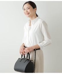 NEWYORKER | コットンミラクルウェーブ 7分袖コンパクトカラーシャツ(シャツ/ブラウス)