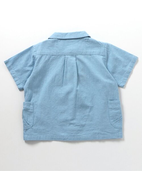 BREEZE（ブリーズ）の「【リンク】もっとスズシーシャンブレーシャツ（シャツ/ブラウス・キッズ・レインボー/ブラック/ブルー・80/90/100/110/120/130/140）」の13枚目の写真