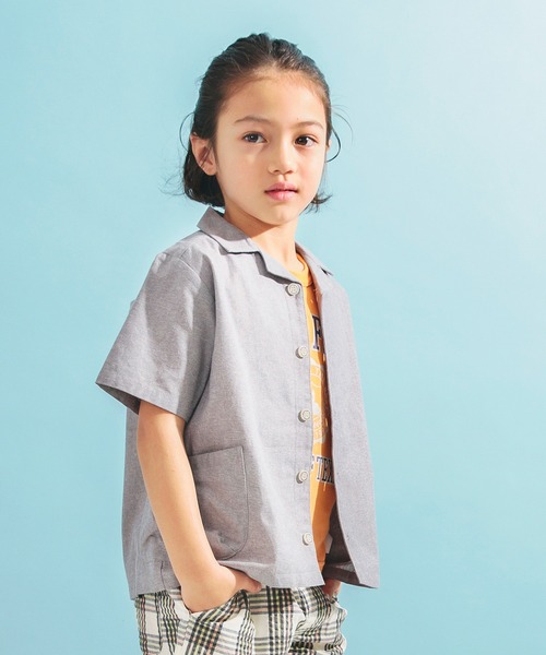 BREEZE（ブリーズ）の「【リンク】もっとスズシーシャンブレーシャツ（シャツ/ブラウス・キッズ・レインボー/ブラック/ブルー・80/90/100/110/120/130/140）」の20枚目の写真