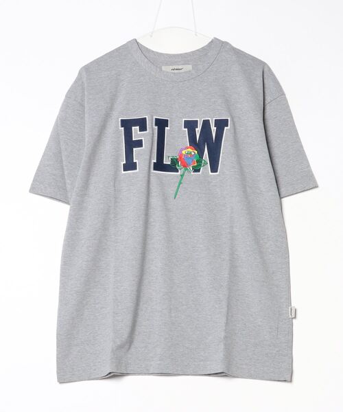 rehacer(レアセル)の「rehacer : FLW Logo on Wakayama HW Body / FLWロゴ on 和歌山 ヘビーウェイトボディー(Tシャツ/カットソー・メンズ・ホワイト/ブラック/グレー・SMALL/MEDIUM/LARGE/X-LARGE)」の18枚目の写真