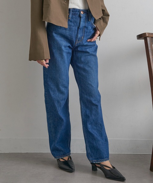 RED CARD TOKYO（レッドカード）の「【RED CARD】MM66 ハイライズ ストレートデニム（デニムパンツ・レディース・ブルー/ブラック/ライトブルー/ブルー系その他2/インディゴブルー・25/24/23/22/22inch/23inch/24inch/25inch）」の16枚目の写真