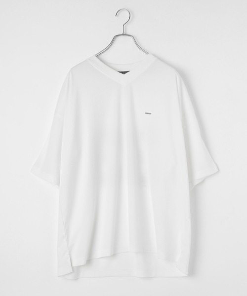 HEREIAM(ヘレイアム)の「【HEREIAM MEN】ナンバーメッシュプルオーバー(Tシャツ/カットソー・メンズ・ブラック/ホワイト/モカ・FREE)」の2枚目の写真