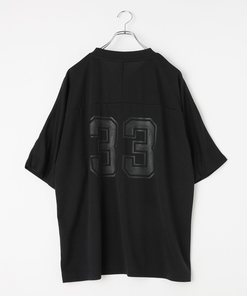 HEREIAM(ヘレイアム)の「【HEREIAM MEN】ナンバーメッシュプルオーバー(Tシャツ/カットソー・メンズ・ブラック/ホワイト/モカ・FREE)」の14枚目の写真