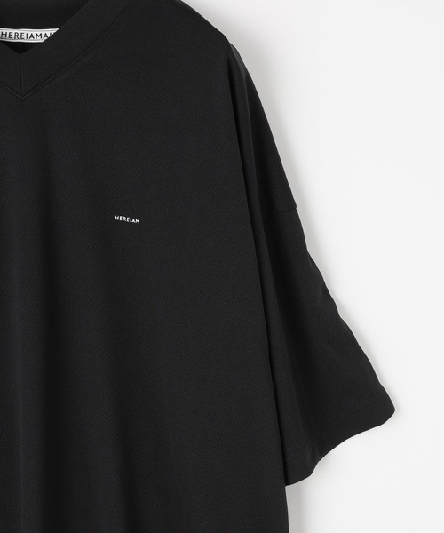 HEREIAM(ヘレイアム)の「【HEREIAM MEN】ナンバーメッシュプルオーバー(Tシャツ/カットソー・メンズ・ブラック/ホワイト/モカ・FREE)」の12枚目の写真