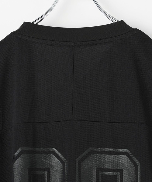 HEREIAM(ヘレイアム)の「【HEREIAM MEN】ナンバーメッシュプルオーバー(Tシャツ/カットソー・メンズ・ブラック/ホワイト/モカ・FREE)」の10枚目の写真