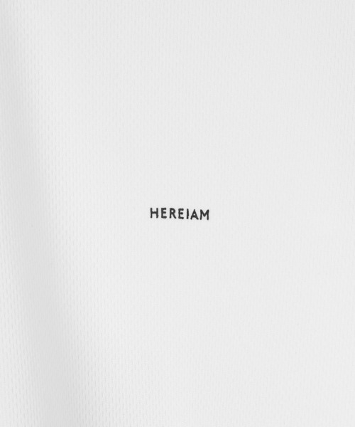 HEREIAM(ヘレイアム)の「【HEREIAM MEN】ナンバーメッシュプルオーバー(Tシャツ/カットソー・メンズ・ブラック/ホワイト/モカ・FREE)」の7枚目の写真