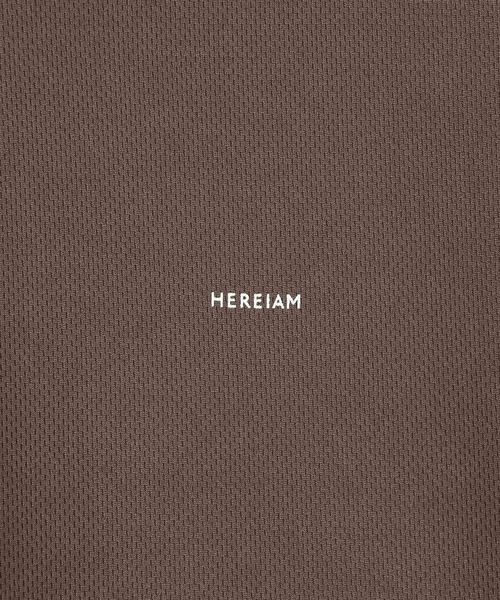 HEREIAM(ヘレイアム)の「【HEREIAM MEN】ナンバーメッシュプルオーバー(Tシャツ/カットソー・メンズ・ブラック/ホワイト/モカ・FREE)」の5枚目の写真