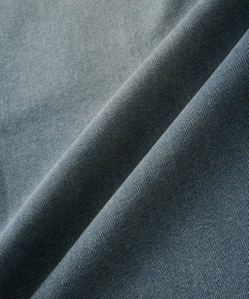 MONO-MART(モノマート)の「ヴィンテージライクブラスト バレルシルエットカーブデニムパンツ(デニムパンツ・レディース・ダークブルー/ブラック/ライトブルー/ブラック系その他/インディゴブルー・L/S/M)」の9枚目の写真