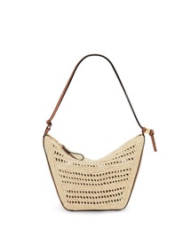 LOEWE（ロエベ）の「ハンモックホーボー ミニ（ラフィア&カーフ）（ハンドバッグ・レディース）」