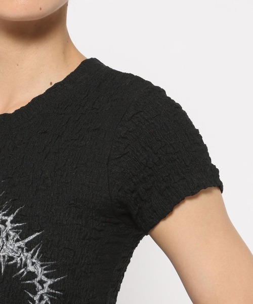 MIDNIGHT MOMENT.（ミッドナイトモーメント.）の「Midnight Move／ハートT（Tシャツ/カットソー・レディース・ホワイト/ブラック・FREE）」の17枚目の写真