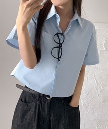 BEIDELLI | [BELLIDE MADE] スタンダードセミクロップド半袖シャツ(シャツ/ブラウス)