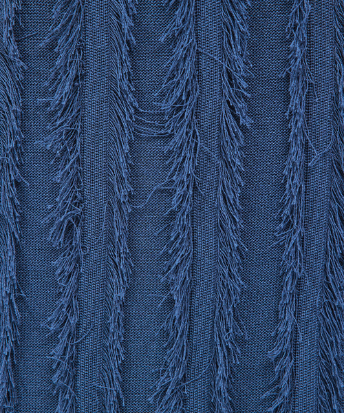 abahouse mavie(アバハウスマヴィ)の「【WEB Domani掲載】【セットアップ対応】フリンジニットタイトスカート(スカート・レディース・ブルー/ブラック・フリー)」の16枚目の写真