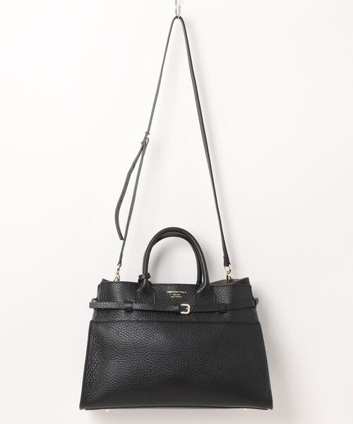 CHRISTIAN VILLA(クリスチャンヴィラ)の「【CHRISTIAN VILLA】レザーハンドバッグ(Q46352)(ハンドバッグ・レディース・グレイッシュベージュ/ブラック/ダークブラウン・ALL)」の14枚目の写真