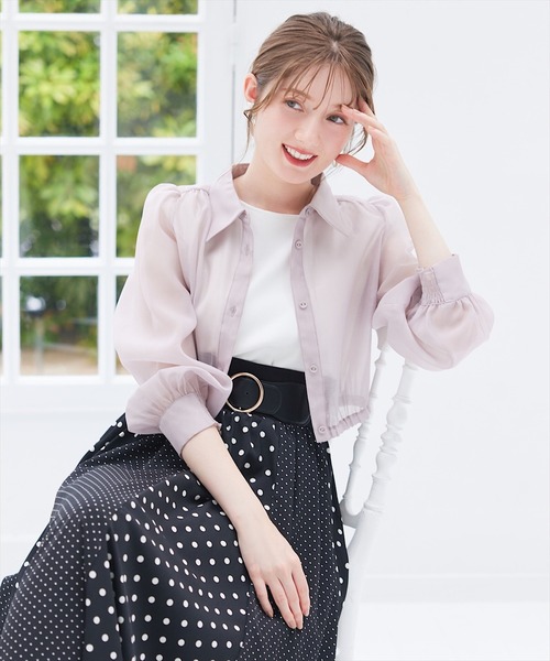 SWINGLE（スウィングル）の「ゴールドサークルバックルゴムベルト（ベルト・レディース・ブラック・FREE）」の3枚目の写真