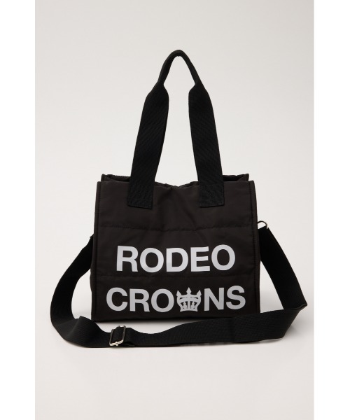 RODEO CROWNS WIDE BOWL（ロデオクラウンズワイドボウル）の「パフィースクエアショルダー（ショルダーバッグ・レディース・ブラック/ベージュ/グリーン系その他2・FREE）」の9枚目の写真