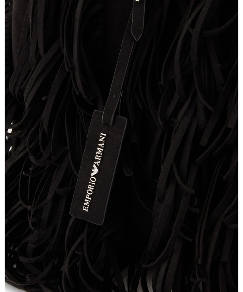 【エンポリオ アルマーニ】MyEA ショッパー スエード調 フリンジ ミディアム（ハンドバッグ）｜EMPORIO ARMANI（エンポリオアルマーニ）