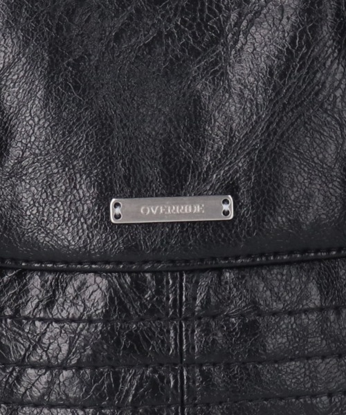 OVERRIDE（オーバーライド）の「OVERRIDE  FAKE LEATHER GOBHAT SGP / オーバーライド（ハット・レディース・ダークブラウン/ブラック/ホワイト・58cm）」の10枚目の写真