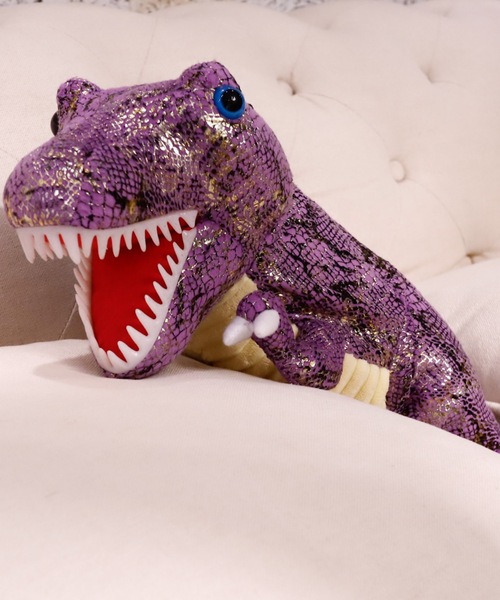 rovtski（ロフトスキー）の「恐竜ぬいぐるみリュック（バックパック/リュック・キッズ・パープル/ブラウン/グリーン/レッド/レインボー/ミント・FREE）」の4枚目の写真