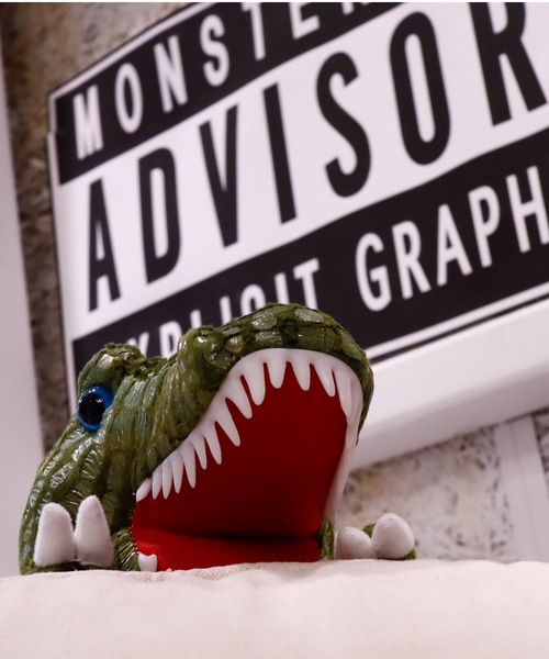 rovtski（ロフトスキー）の「恐竜ぬいぐるみリュック（バックパック/リュック・キッズ・パープル/ブラウン/グリーン/レッド/レインボー/ミント・FREE）」の2枚目の写真