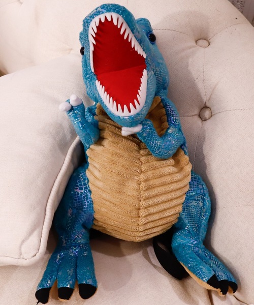 rovtski（ロフトスキー）の「恐竜ぬいぐるみリュック（バックパック/リュック・キッズ・パープル/ブラウン/グリーン/レッド/レインボー/ミント・FREE）」の3枚目の写真