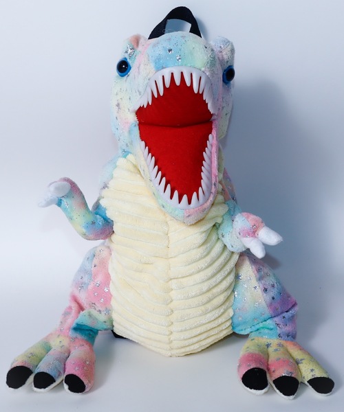 rovtski（ロフトスキー）の「恐竜ぬいぐるみリュック（バックパック/リュック・キッズ・パープル/ブラウン/グリーン/レッド/レインボー/ミント・FREE）」の14枚目の写真