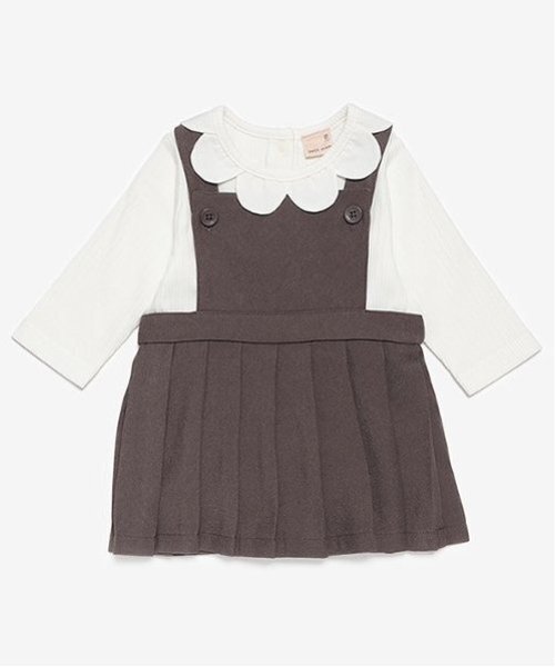 ハンドメイド　にゃんにゃんブロックプリーツジャンスカ ハンドメイドにゃんにゃんブロックプリーツジャンスカ