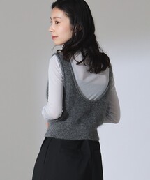 Demi-Luxe BEAMS | モヘヤ ニット ベスト(ニット/セーター)