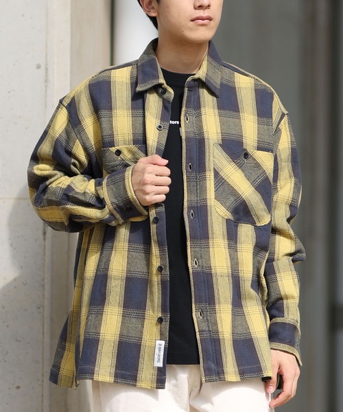 【ムラサキスポーツ限定】DEAR LAUREL/ディアローレル ヘビーウエイト ネルシャツ D24F2402（シャツ/ブラウス）｜ムラサキスポーツ（ムラサキスポーツ）