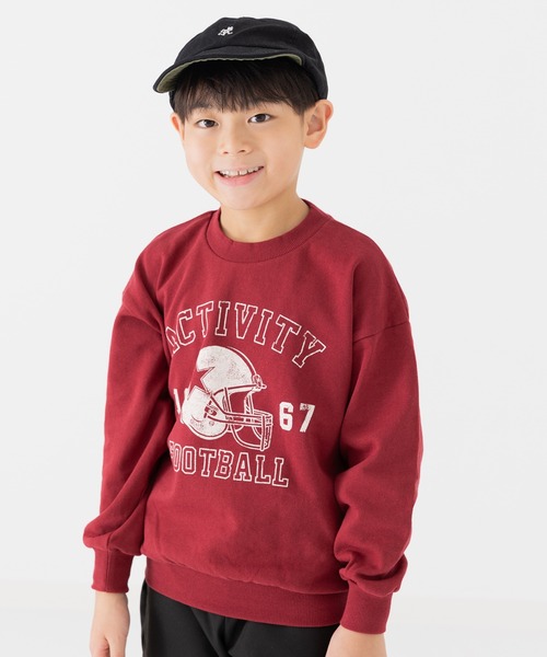 chil2(チルツー)の「プリント 裏毛トレーナー(スウェット・キッズ・C/D/E/F/A/H/J/O/K/L/M/N/B/G/I/P・80cm/90cm/100cm/110cm/120cm/130cm/140cm)」の14枚目の写真