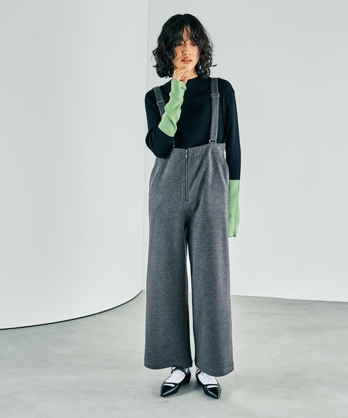 KRKページ 12ゲージ配色ハイネックプルオーバー 133259（ニット/セーター