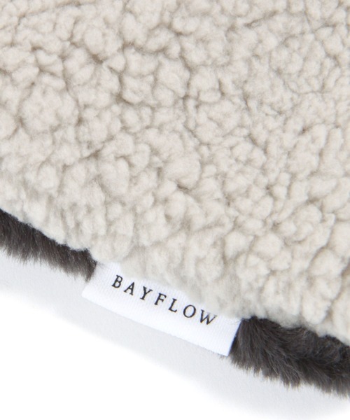 BAYFLOW（ベイフロー）の「BFファーボアクッションカバー45×45（クッション/クッションカバー・レディース・グレー/チャコール・00）」の14枚目の写真