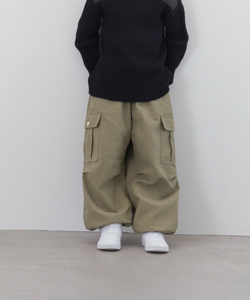 LOWRYS FARM（ローリーズファーム）の「バックサテンカーゴパンツ　 137934（カーゴパンツ・キッズ・カーキ・150cm/140cm/130cm/120cm/110cm）」の12枚目の写真