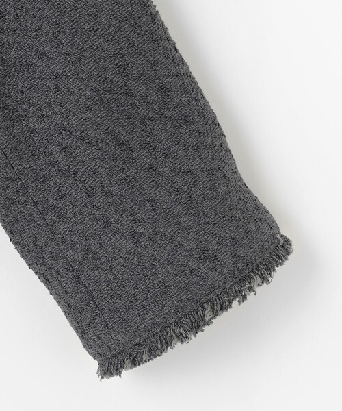 自由区(ジユウク)の「ブライトリングツイード ジャケット(ノーカラージャケット・レディース・グレー系/ライトグレー系/ネイビー系/ベージュ・44/46/48)」の9枚目の写真