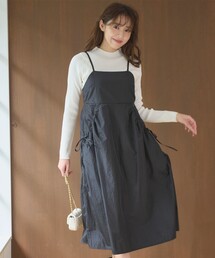 【洗える】ニットセット キャミソールワンピース