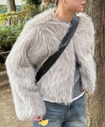 1er Arrondissement ベージュファーコート ✴︎新品、未使用 2025年