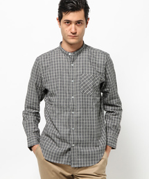 SEVENDAYS=SUNDAY | 格子ドビー　長袖スタンドカラーシャツ(シャツ/ブラウス)