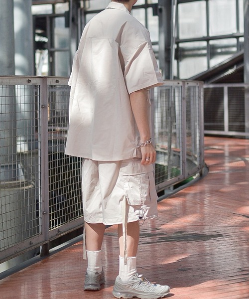 INTERPLAY(インタープレイ)の「【INTERPLAY x たいが】Big Pocket Snap Open Collar Shirt(シャツ/ブラウス・メンズ・ブラック/カーキ/ベージュ・FREE)」の14枚目の写真