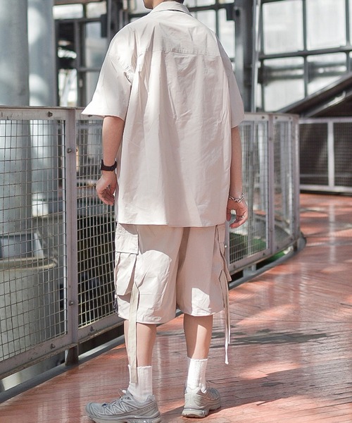 INTERPLAY(インタープレイ)の「【INTERPLAY x たいが】Big Pocket Snap Open Collar Shirt(シャツ/ブラウス・メンズ・ブラック/カーキ/ベージュ・FREE)」の15枚目の写真
