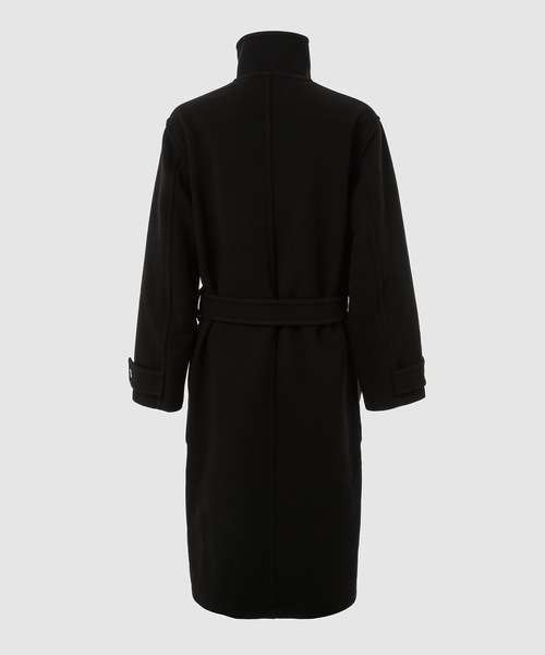 2024年　LEMAIRE ルメール　Wrap Coat ラップコート　ブラック LEMAIRE Wrap Coat S ルメールラップコート