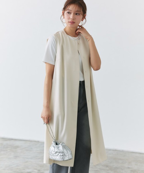 Pierrot(ピエロ)の「2wayジレジャンパースカート(ジャンパースカート・レディース・ブラック/アイボリー・PM/PL/M/L)」の20枚目の写真