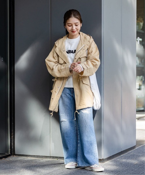 JOURNAL STANDARD（ジャーナルスタンダード）の「《追加4》UNBIASEDロングスリーブ Tシャツ（Tシャツ/カットソー・レディース・ホワイト/チャコールグレー・FREE）」の7枚目の写真