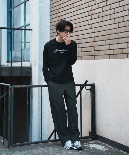 UNION STATION(ユニオンステーション)の「*WEB限定 フラワーバックプリント ルーズフィットロンT(Tシャツ/カットソー・メンズ・ブラック/ホワイト・M/L)」の9枚目の写真