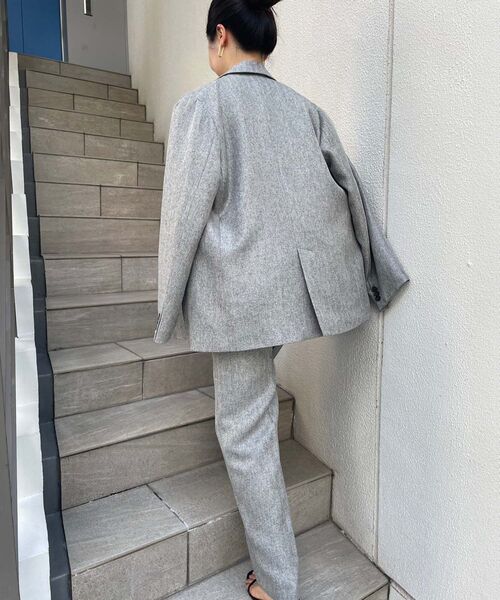 le.coeur blanc(ルクールブラン)の「ダブルブレストヘリンボーンジャケット(その他アウター・レディース・グレー系その他/グレー系その他2・38)」の16枚目の写真