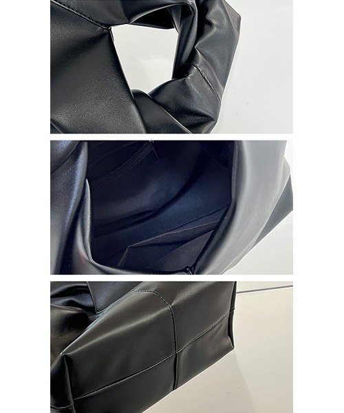 c.u.l（シーユーエル）の「ツイストハンドル ワンハンドル ハンドバッグ cula1020（ハンドバッグ・レディース・アイボリー/ブラック/ブラウン・FREE）」の16枚目の写真