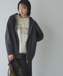 REVERSEWARMダブルジップアップパーカー