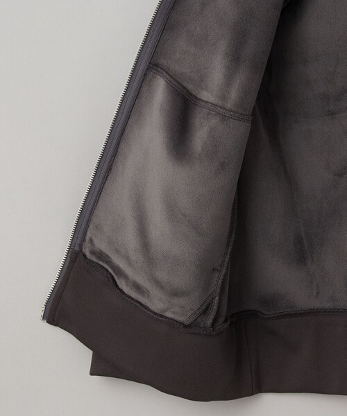 coen(コーエン)の「REVERSEWARMダブルジップアップパーカー(パーカー・レディース・ダークグレー/ブラック/ナチュラル・L/M)」の13枚目の写真