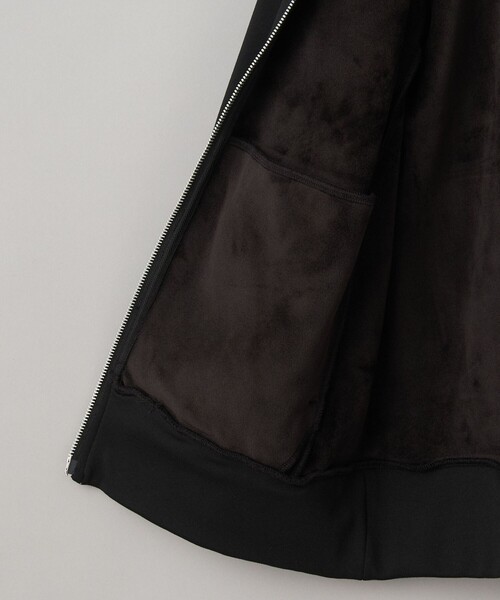 coen(コーエン)の「REVERSEWARMダブルジップアップパーカー(パーカー・レディース・ダークグレー/ブラック/ナチュラル・L/M)」の4枚目の写真