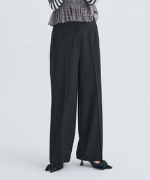 【WEB限定セール】きれいめ ハイウエストワイドパンツ