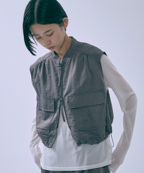 Set Up】Nylon Twill Short Vest（ベスト）｜EN NEUME（エンノイム）の